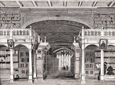 Interno della Biblioteca Bodleiana, da 